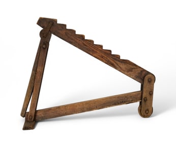 Antique Conestoga Wagon Ratchet Jack