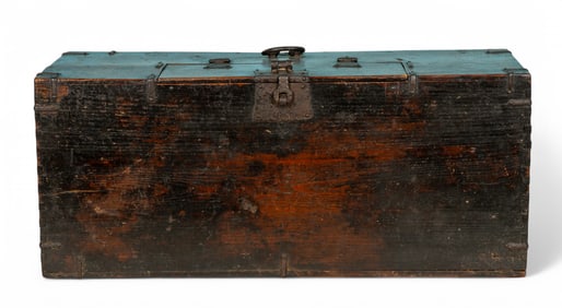 Antique Korean Bandaji Wood Chest