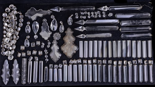 Collection of Glass and Crystal Prisms & Crystals