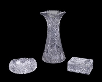 Cut Crystal Vessels