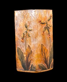 Daum Freres Nancy Floral Cameo Vase
