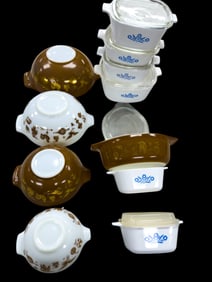 Vintage Early American & Cornflower Corning/Pyrex