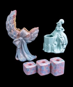 Haeger and Royal Haeger Vases and Candle Holder
