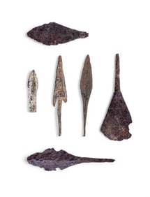 3rd C Greek & Roman, Hittite, & Native Arrowheads