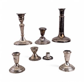 Weighted Sterling Candlesticks