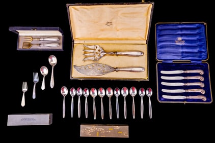Sterling Silver & Stainless Steel Utensils