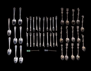 Birmingham Sterling Spoons & Peru Sterling Forks
