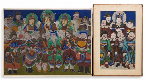 Korean Silk Temple Buddhist Paintings (2)