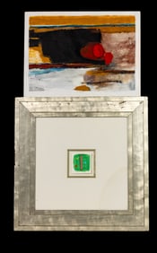 Signed Framed Abstract Art by Audre Nugent + Bloom