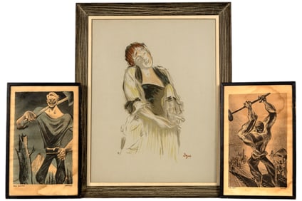 William Gropper Folklore Lithos & After Degas