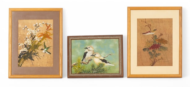 Bird Paintings by Connie Davis and P. Chan