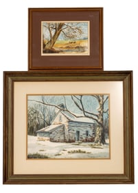 Watercolor Landscapes by Pauline Good and ML Wise