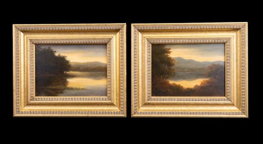Jane Bloodgood-Abrams (AM b. 1963) Oil Landscapes