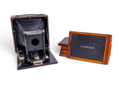 Seneca 8 5x7 Folding Camera w/ Film Holders