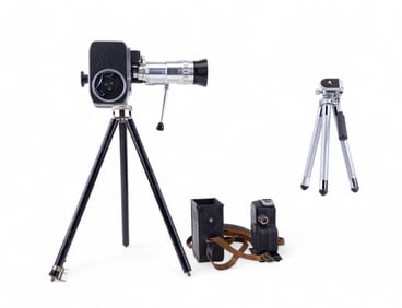 Bolex Paillard and Univex 8mm Movie Cameras