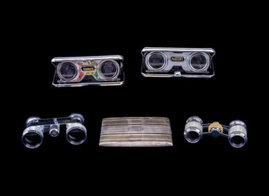 Birks Opera Glasses & Napier Cigarette Case