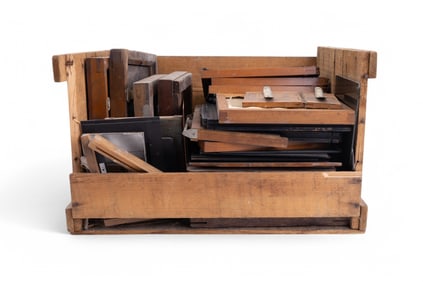 Antique Film Backs & Glass Negative Frames (20+)