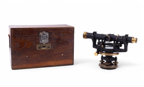 Keuffel & Esser Co. Transit Scope w/ Wood Case