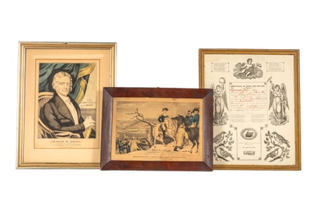 George Washington & George Dallas Lithographs