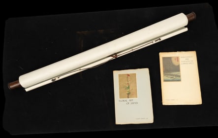 Scroll After Qianyu Ye & Japanese Woodblock Books