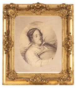 "Death of Rossini" Litho after Gustave Dore