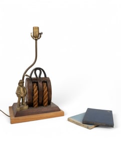 Nautical Lamp and Books