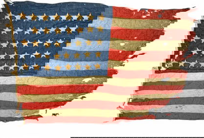 United States Flag w/ 38 Stars