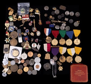 Medals, Carter & Other Pins, Coins, Buttons & More
