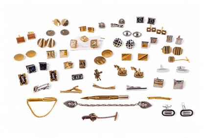 Swank, Hickok, & Other Cufflinks, Tie Tacks/Clips