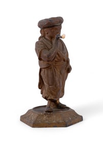 19th C Kerosene Figural Cigar Lighter