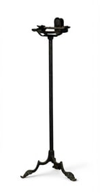 Antique Cast Iron Ash Tray Stand