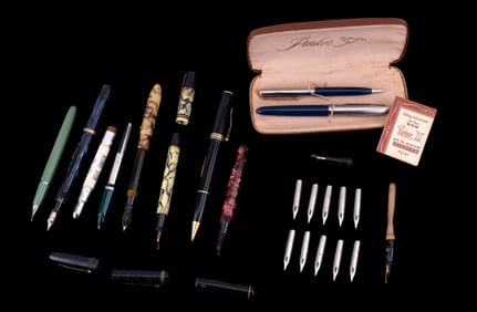 Vintage Parker "51" Pen Set & Other Pens + Parts