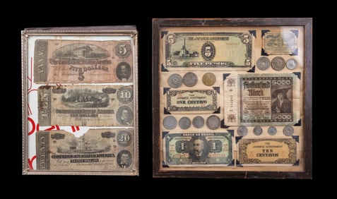 Bank Notes 1864 Confederate States + International