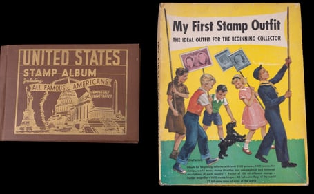 US Stamp Album & Uncirculated German 1920s Stamps