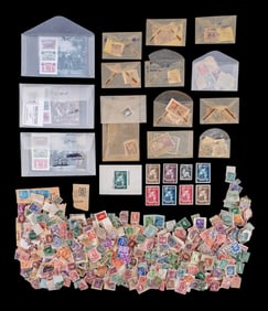 Columbus Stamp Sheets + Used International Stamps