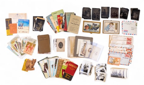 1940s U.S. Photographs, Letters, Ads & Ephemera