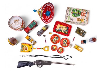 Vintage Toy and Tin Litho Collection