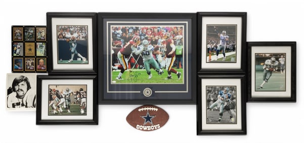 Dallas Cowboys Sean Lee Signed Framed Photo & More