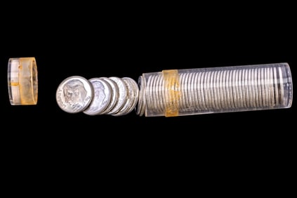 Uncirculated 1962-D Denver Dimes Roll (50)