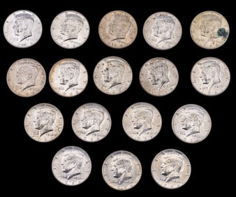 1966 Kennedy Half Dollars (17)