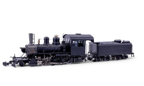 Model Train Bachmann 2-8-0 Locomotive, Tender, OB