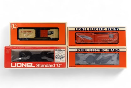Lionel Trains NIB 4 Car Bundle