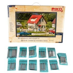 Piko Model House Under Construction, OB + Windows