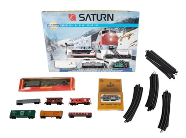Model Trains w/ Athearn Saturn, Bachmann, Others