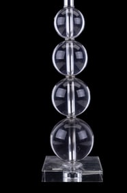 Graduated Glass Sphere Table Lamp