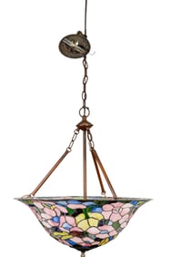 Stained Glass Hanging Lamp / Light Fixture