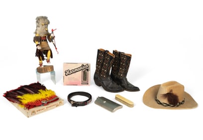Western / Native Am. Attire, Kachina, Harmonica