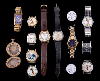 Mickey Mouse (5), Charlie the Tuna & Other Watches