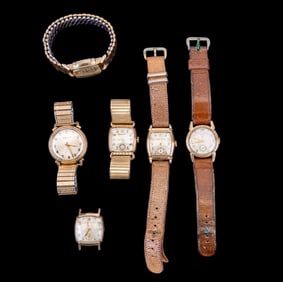 Bulova, Benrus, & Elgin 10K GF Wrist Watches