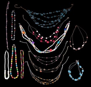 Colorful Bead / Multi-Strand Necklaces